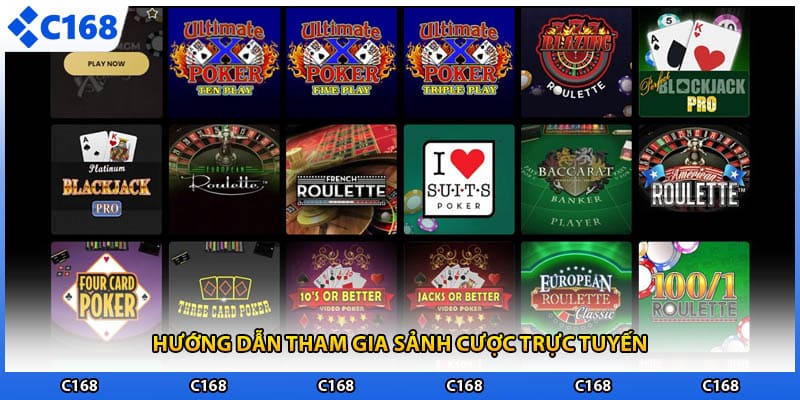 Hướng dẫn tham gia sảnh cược trực tuyến