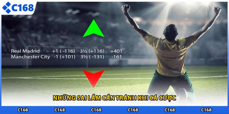 Những sai lầm cần tránh khi cá cược